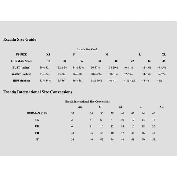 Escada Margaretha Ley Pencil Skirt Straight Pockets Black New Wool Womens Career - Picture 11 of 11